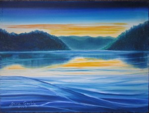 Picton Harbour - 18x24 oils on canvas $440